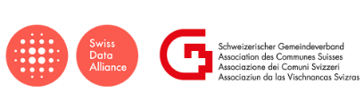 Logos Swiss Data Alliance und Gemeindeverband