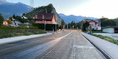 Asphalt reinforcement is a method of rehabilitation for existing road surfaces.