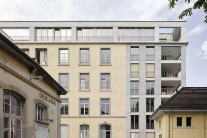 Wohn- und Gewerbedestination Kunzareal, Windisch. Projektentwicklung 2010-24 HIAG | Bild: Rindlisbacher Amstutz