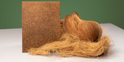 Von der Kokosnussschale zur Cocoboard®-Platte.