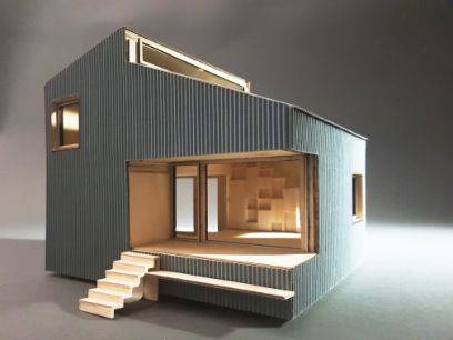 Projekt "Porch" von Antonella Carfi und Sela Farner, Studentinnen Bachelor Architektur