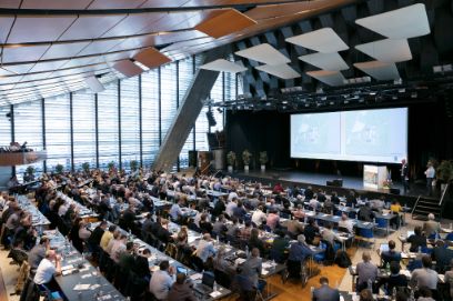 Journée de la construction bois Bienne 2018 : vue de la salle