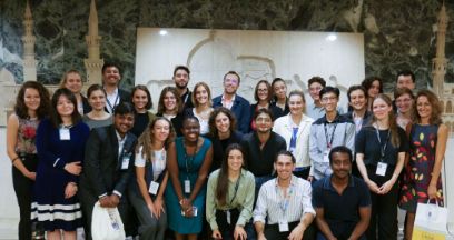 Time to enjoy the rest of the forum! The Swiss attendees celebrate the side event’s successful completion; 14 of them were part of the organising committee.