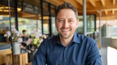 René Schönbächler schätzte an der BFH-HAFL den Kontakt zu anderen Fachgebieten (Foto: Max Hugelshofer, Schweizer Berghilfe) 