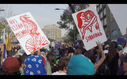 Demonstrations during International Women's Day, 8 March 2019, Ciudad de México. Photo by Esthel Vogrig