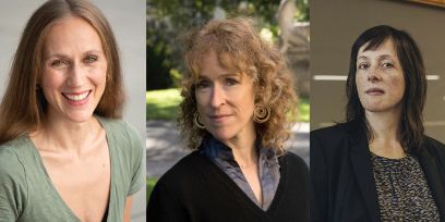 Drei Porträts der drei Frauen nebeneinander