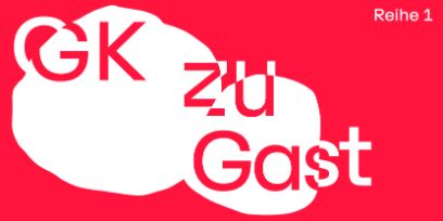 Symbolbild in Rot und Weiss mit den Schriftzügen «Reihe 1» und «GK zu Gast».