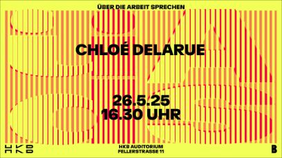 Posterbild für die Veranstaltung in den Farben Rot und Gelb.