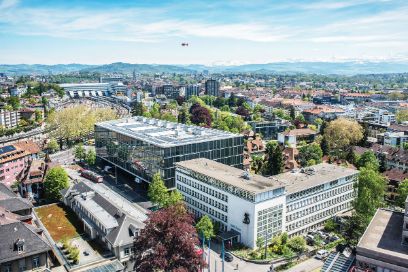 Luftaufnahme sitem-insel Bern