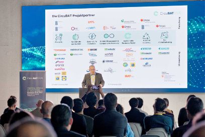 Projektleiter Andrea Vezzini konnte an der CircuBAT-Abschlusskonferenz erfreuliche Resultate aus vier Jahren Forschungstätigkeit präsentieren.