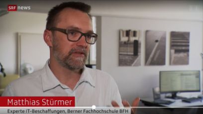 Matthias Stürmer im Tagesschau-Interview zum IT-Beschaffungswesen vom 2. August 2021