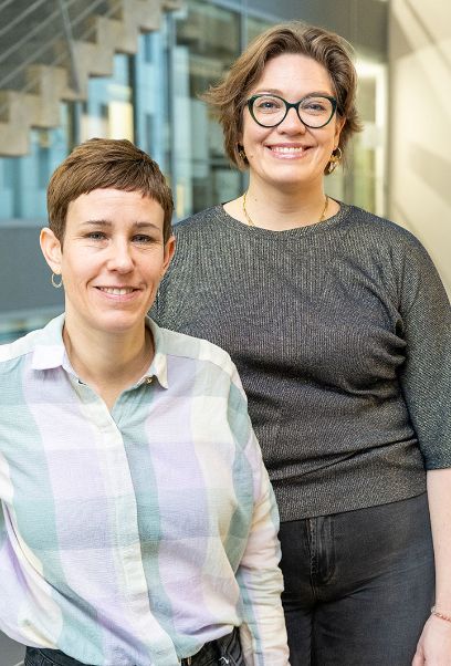 Anja Schlenker und Doris Müller