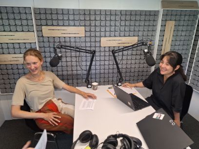 Antonia Stalder und Rika Koch im Gespräch