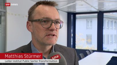 Matthias Stürmer in der Tagesschau