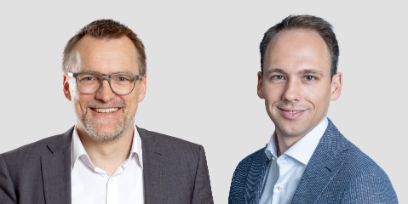Prof. Dr. Matthias Stürmer und Pascal Stöckli