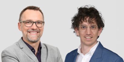 Prof. Dr. Matthias Stürmer und Prof. Dr. Marcel Gygli