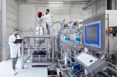 The extraction facility for biomass