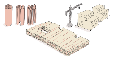 Optimisation des circuits des matières dans le secteur de la construction. Image: DR