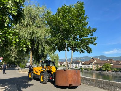 MobileGreen en route vers son lieu de déploiement