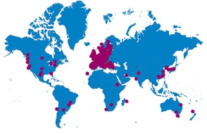Überblick über unsere Partnerhochschulen weltweit