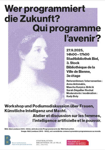 Flyer der Veranstaltung Wer programmiert die Zukunft