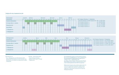 Schedule academic year 2026/27
