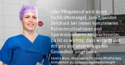 Testimonial-Aussage von Sandra Wyss