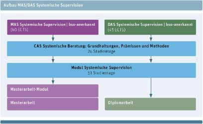 Grafik Aufbau MAS/DAS Systemische Supervision