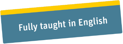 Fully taught in English