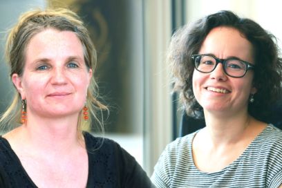 Teilnehmerinnen am Seitenwechsel: Dozentin Simone Münger und Praktikerin Valerie Miesch