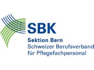 Logo SBK Sektion Bern Schweizer Berufsverband für Pflegefachpersonal