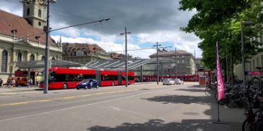 Bahnhofsplatz in Bern