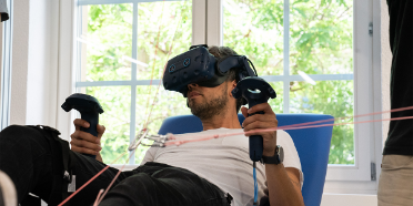 VR-Spiele sollen das Training interessanter machen.